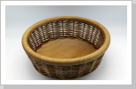 Geflochtene Kirschschale : Breite 30 cm Höhe 12 cm Geflochtene Kirschschale : Breite 30 cm Höhe 12 cm
