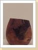 Vase aus Apfelbaumwurzel Höhe ca. 18 cm